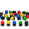 Kit pushbutton varios colores 25 pzs