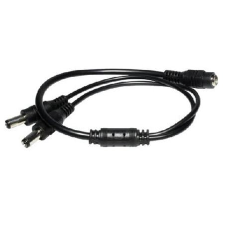 Cable de corriente directa divisor 1 a 2