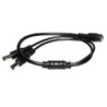 Cable de corriente directa divisor 1 a 2