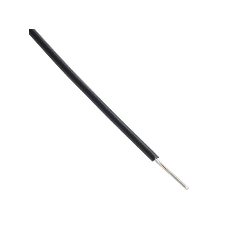 Alambre Calibre22 1m negro