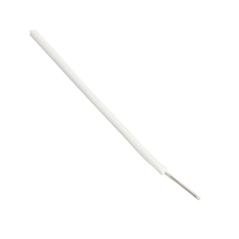 Alambre Calibre22 1m blanco