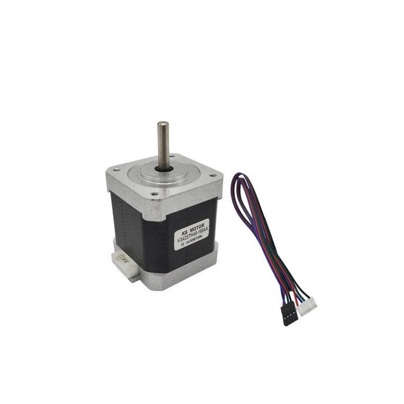 Motor a pasos unipolar cuadrado NEMA17 48mm