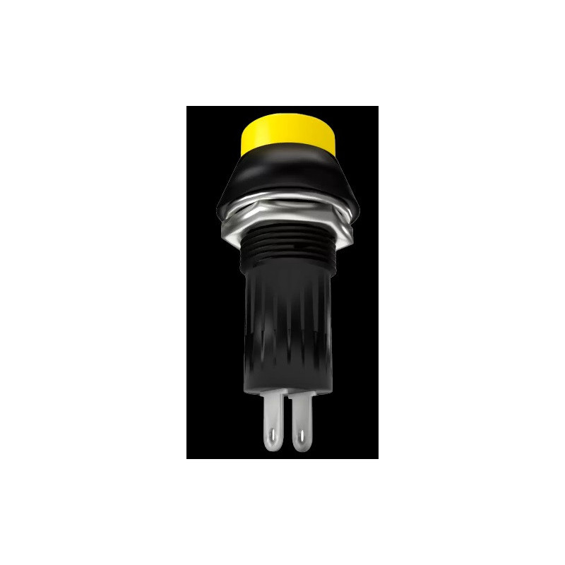 Pushbutton pulsador amarillo PB-091YL