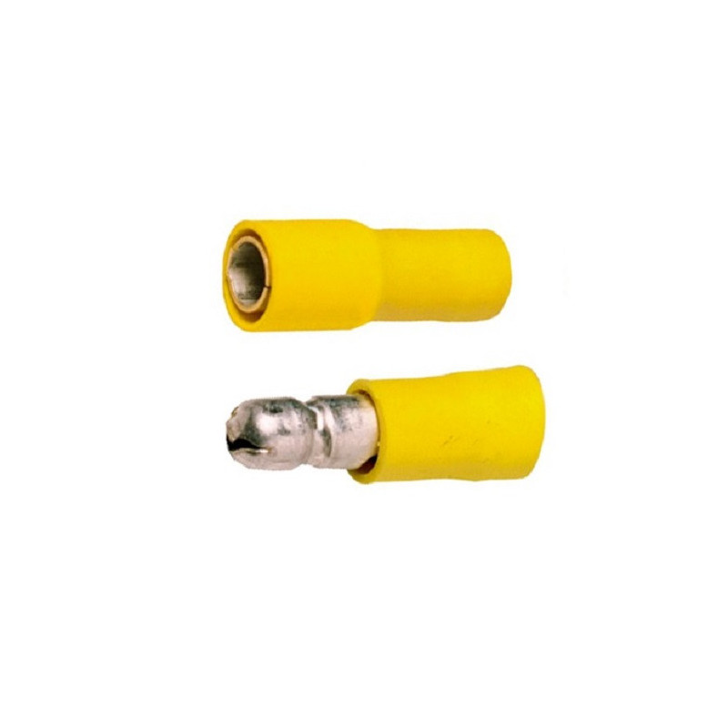 Zapata redonda amarrilla cal. 10 y 12