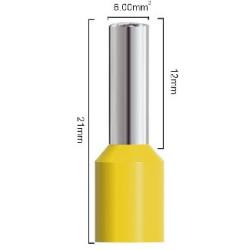 Terminal ferrul 6mm diámetro