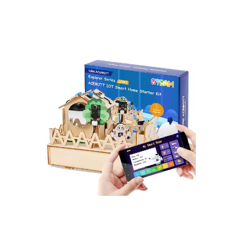 Kit de inicio de IOT para hogares inteligentes ESP32 ACEBOTT QE001