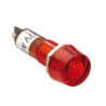 Indicador con piloto 12V rojo