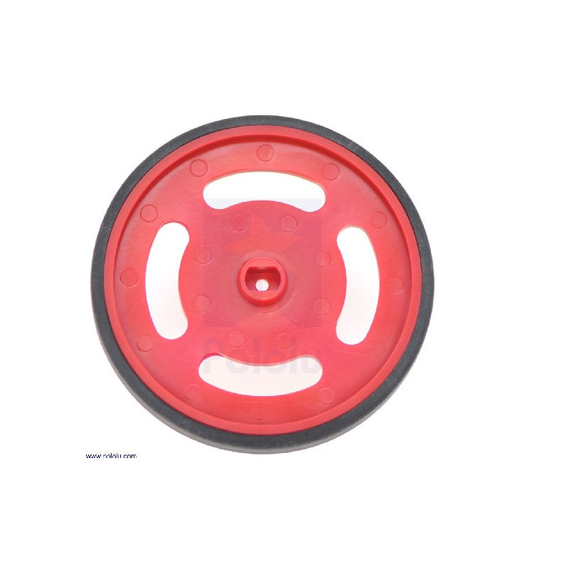 Rueda Solarbotics roja 184 Pololu