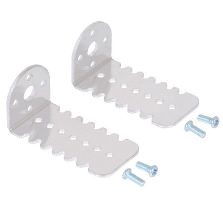 Par de Soportes para Motorreductor Metálico de 25D