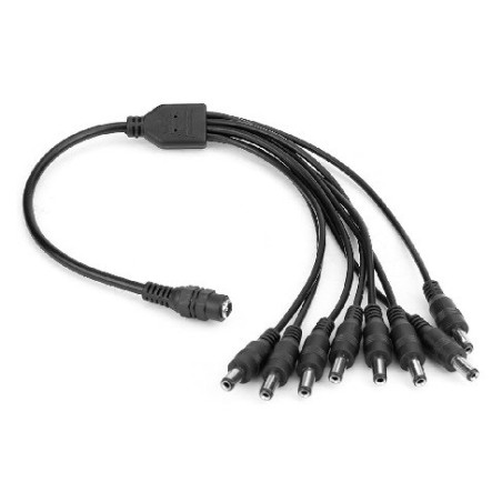 Cable de corriente directa divisor pulpo 1 a 8