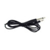 Cable audio plug 3.5mm estereo plug 6.3mm mono 3.6