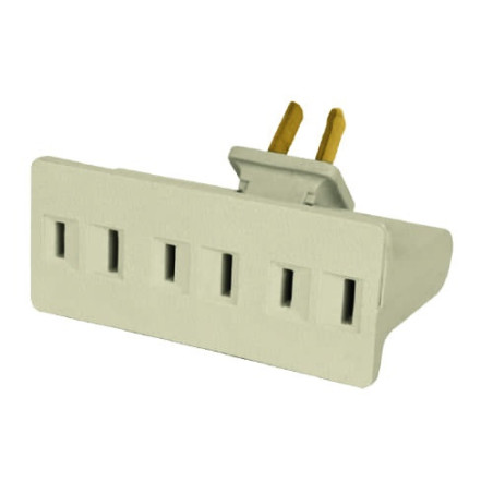 Multicontacto triple polarizado tipo bisagra AKSI