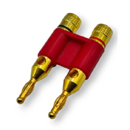 Banana macho dorado rojo doble CE-021RD