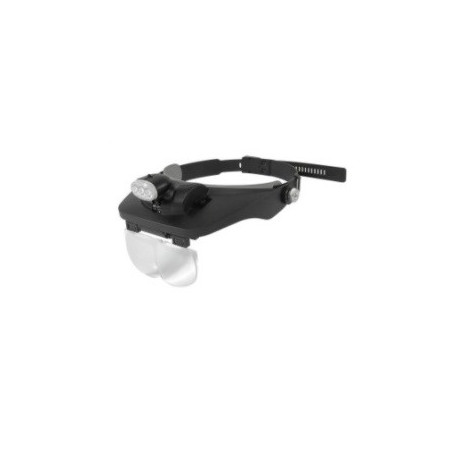 Lentes Optivisor ajustable con Luz LED