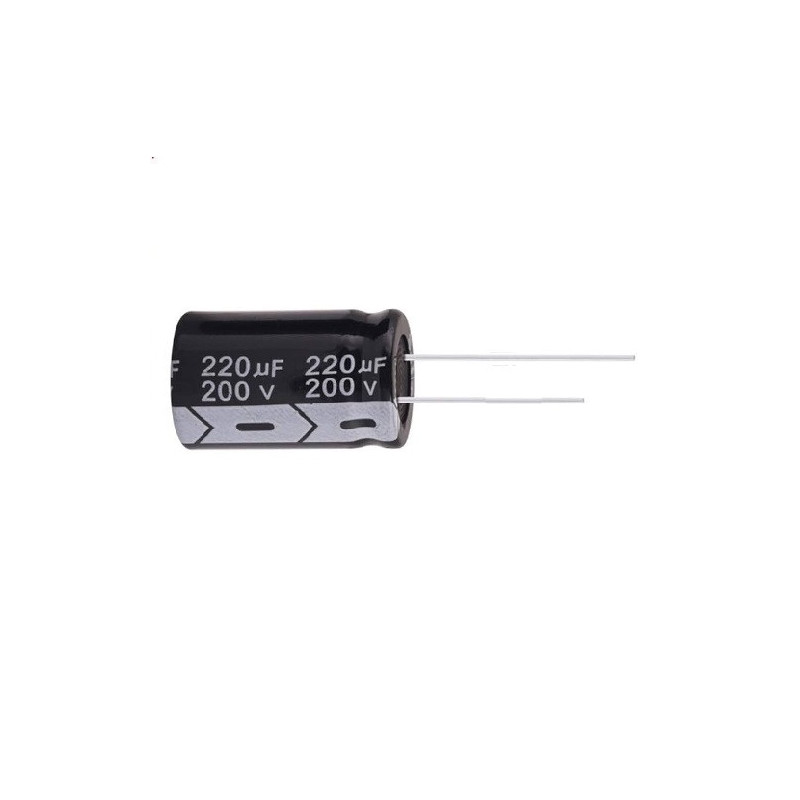 Capacitor electrolítico 220uF 200V
