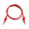 Cable banana banana apilable 1m reforzado rojo
