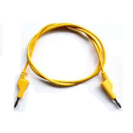 Cable banana banana apilable 1m reforzado amarillo