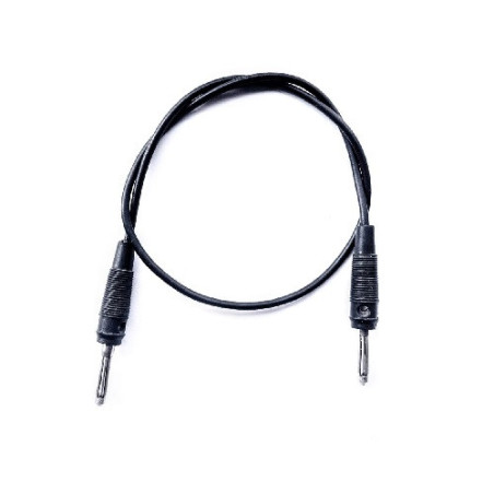 Cable banana banana 60cm reforzado negro