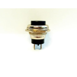 Pushbutton redondo negro...