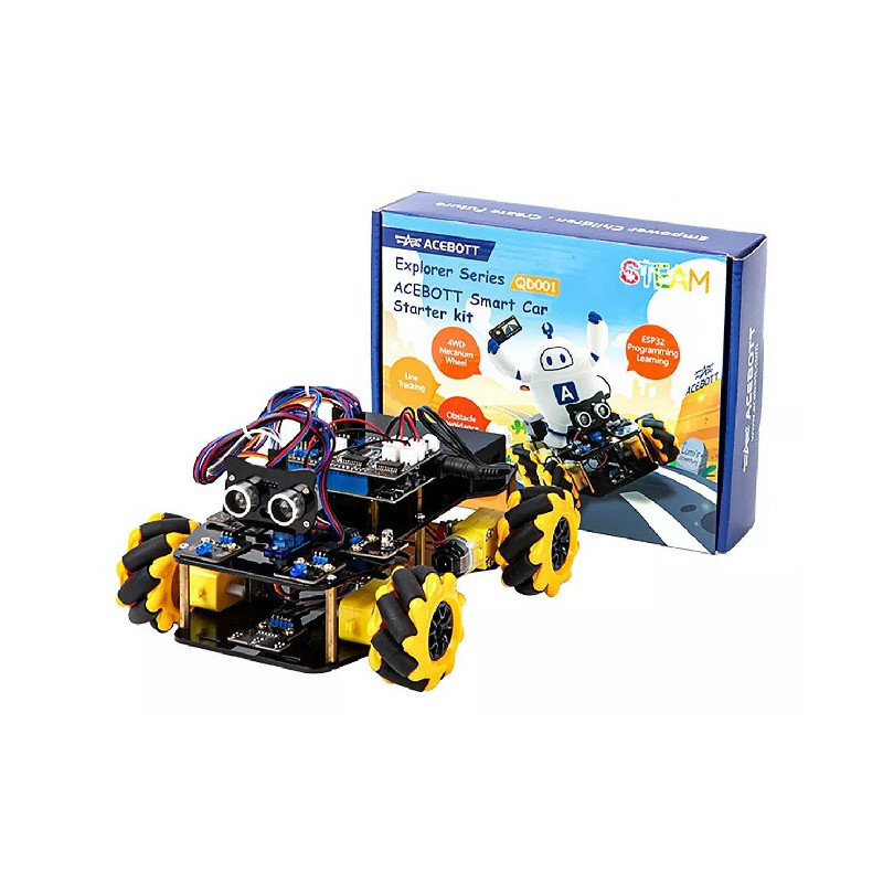 Kit carro inteligente programable ESP32 ACEBOTT QD001