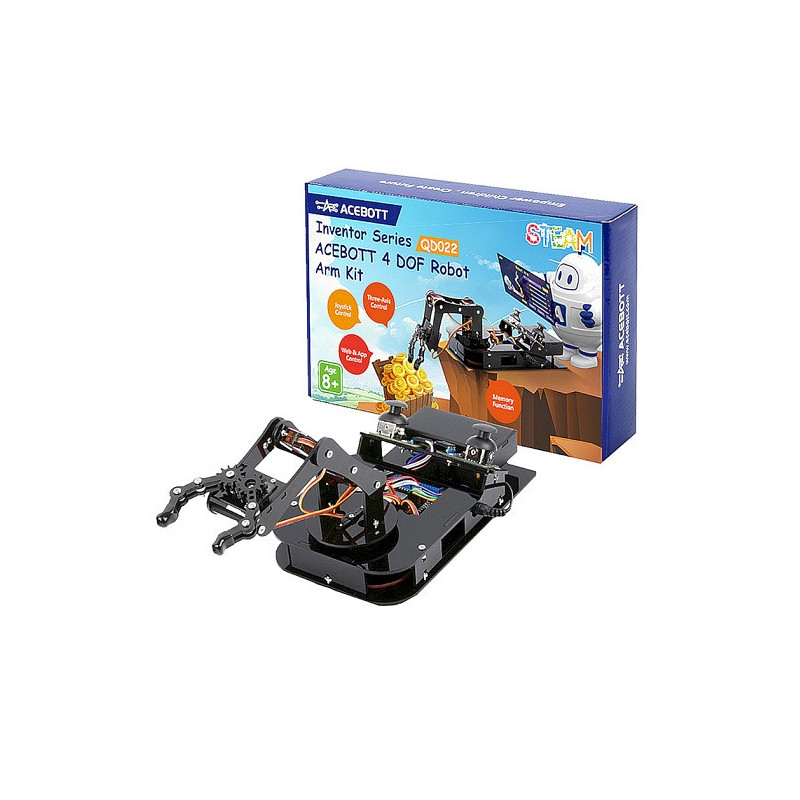 Kit de brazo robotico programable ESP32 ACEBOTT QD022