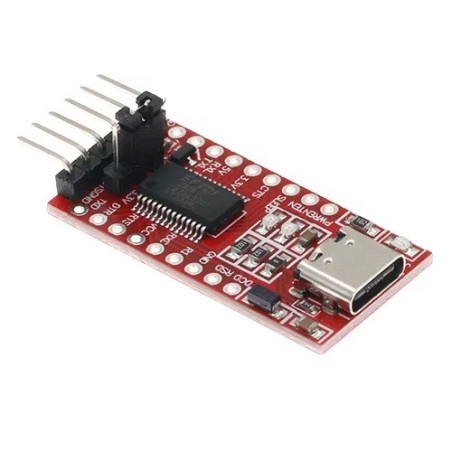 Modulo USB Tipo C a TTL Rojo FTDI FT232RL