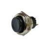 Pushbutton redondo negro metalico PB-111BK