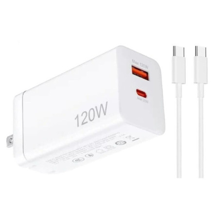 Cargador 2 en 1 USB 120W