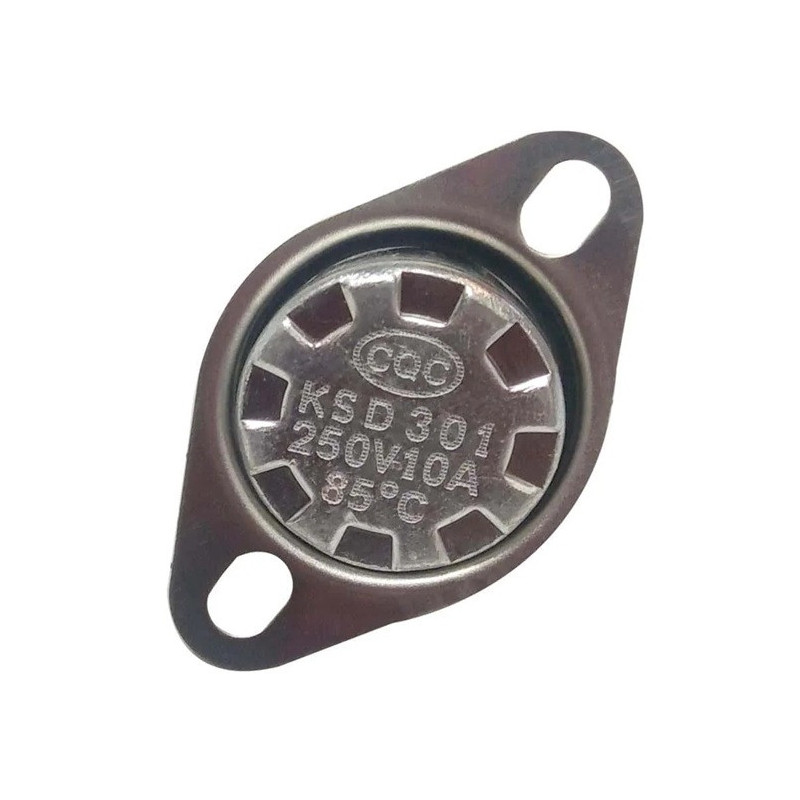 Termostato normalmente cerrado 85°C 250V 10A