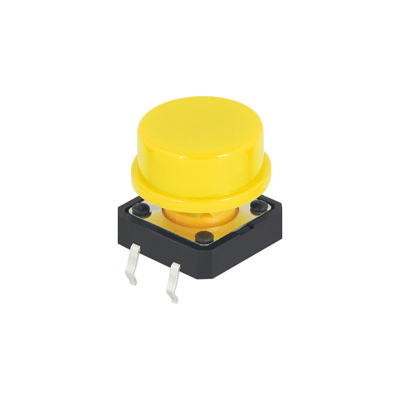 Pushbutton mediano amarillo PB-061YL